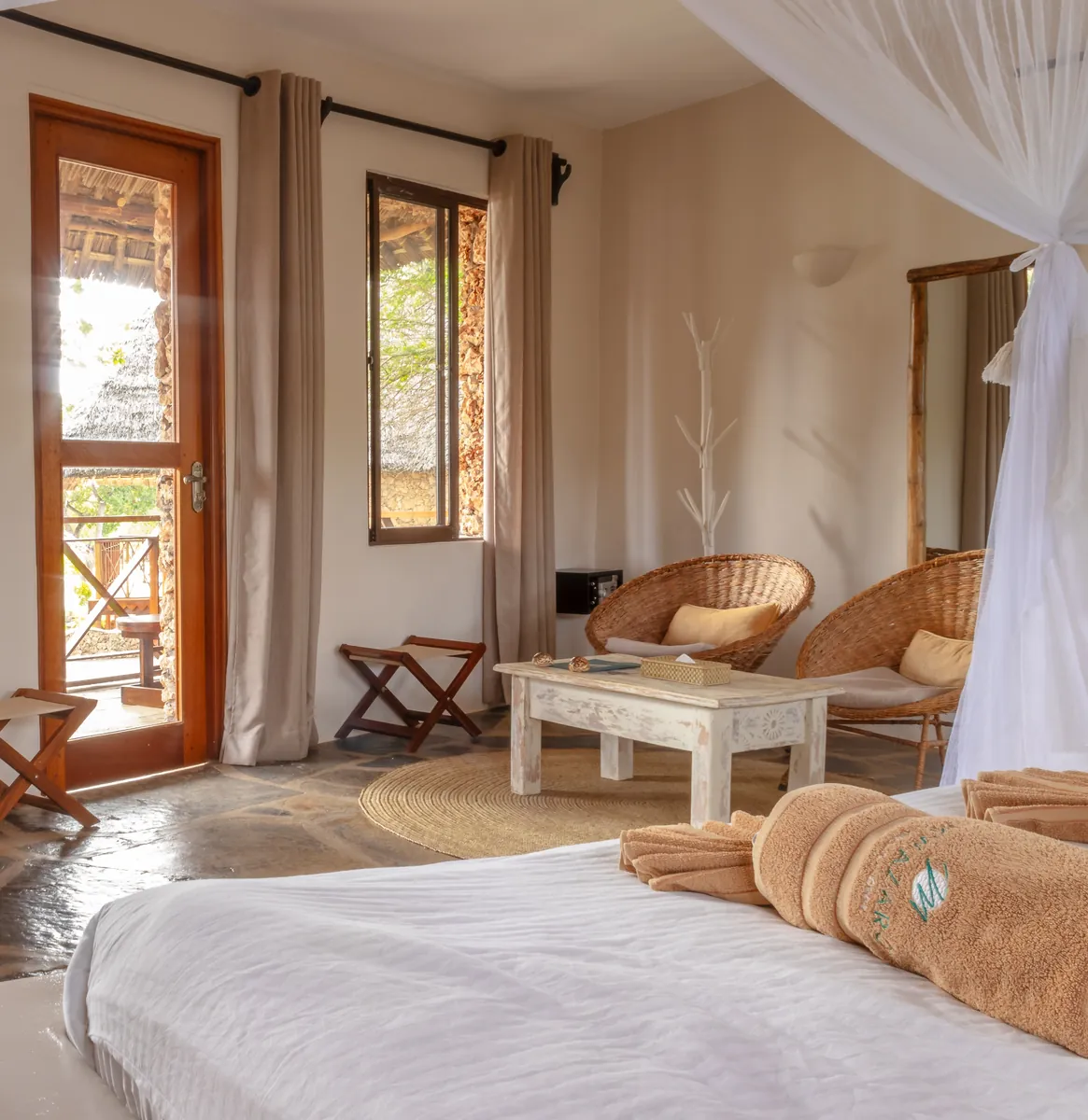 Deluxe Room at Mwazaro Beach Lodge