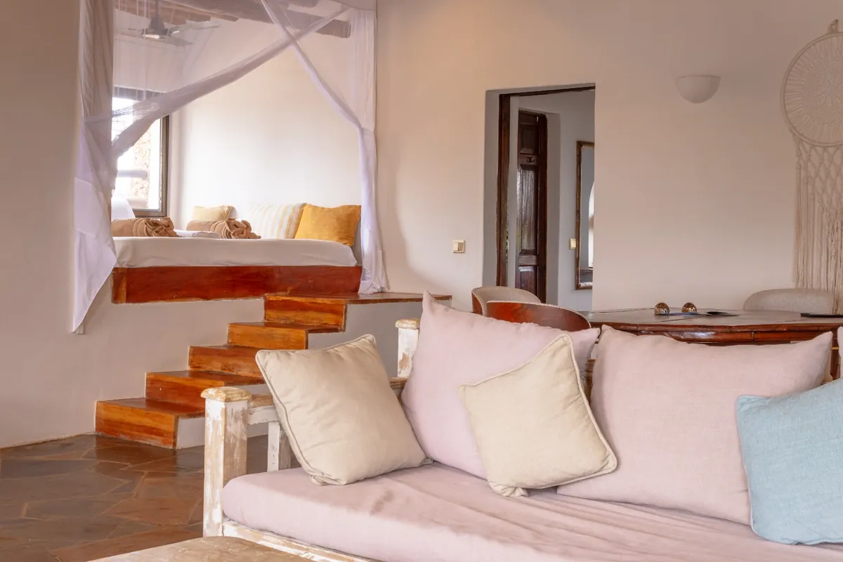 Family suite at Mwazaro Beach Lodge