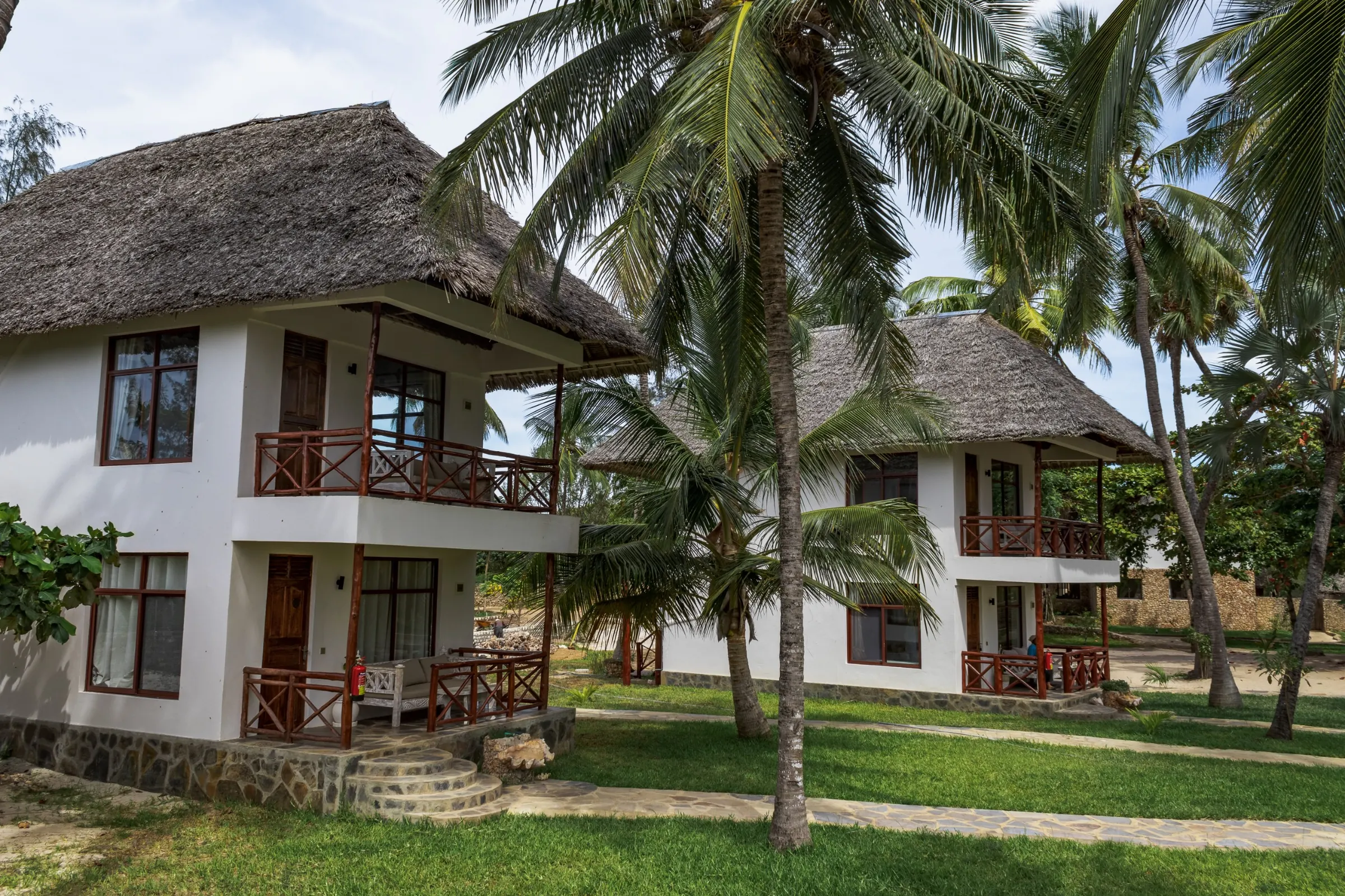 Two-storey Beach Villas in the gardens