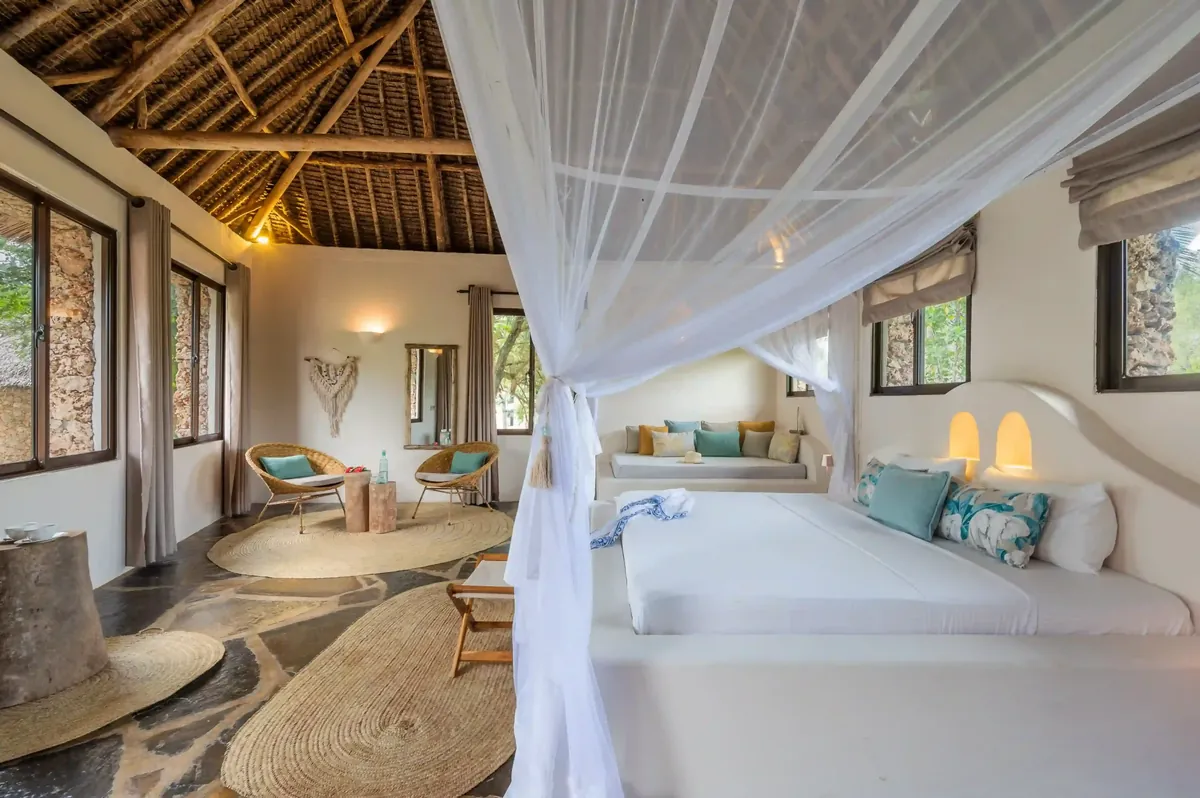 Deluxe Room at Mwazaro Beach Lodge